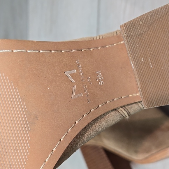 Marc Fisher LTD Women Loshay Leather Ankle The Pointed toe Heels shoes sz 9.5M - Picture 12 of 13